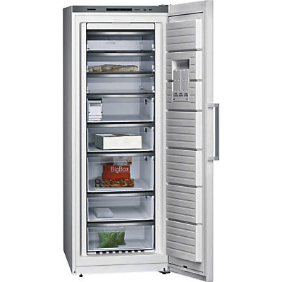 Siemens GS58NAW41 Freestanding Freezer, A+++ Energy Rating, 70cm Wide, White Siemens GS58NAW41 Freestanding Freezer, A+++ Energy Rating, 70cm Wide, White
